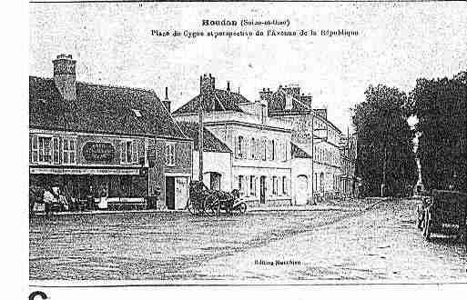 Ville de HOUDAN Carte postale ancienne