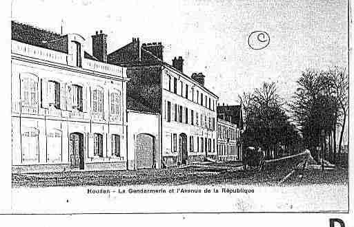 Ville de HOUDAN Carte postale ancienne