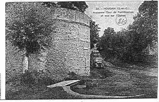 Ville de HOUDAN Carte postale ancienne