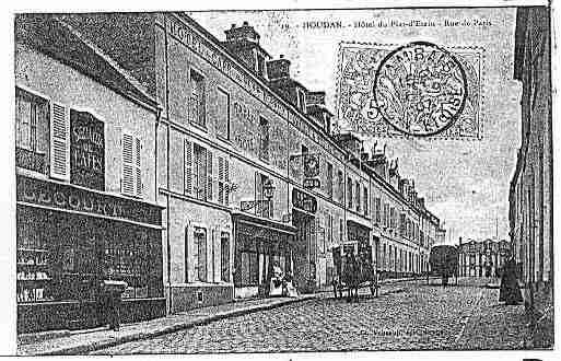 Ville de HOUDAN Carte postale ancienne