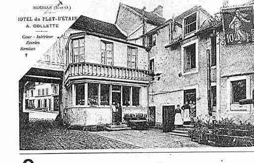 Ville de HOUDAN Carte postale ancienne