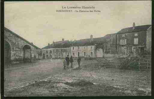 Ville de HOUECOURT Carte postale ancienne