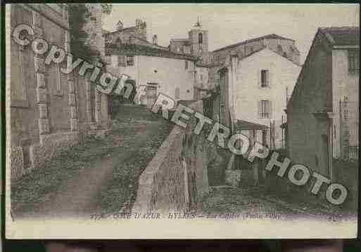 Ville de HYERES Carte postale ancienne