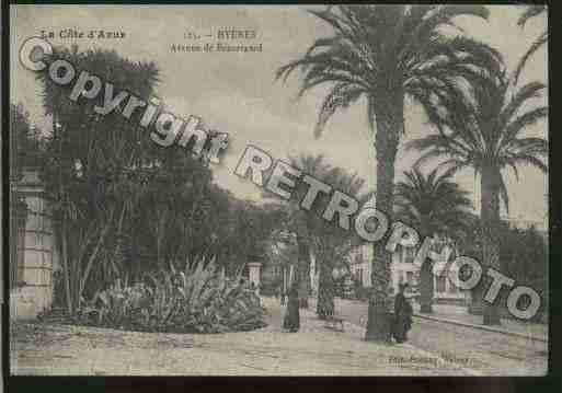 Ville de HYERES Carte postale ancienne