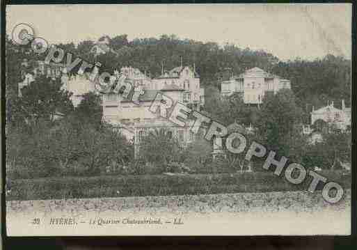 Ville de HYERES Carte postale ancienne