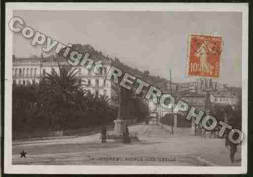 Ville de HYERES Carte postale ancienne