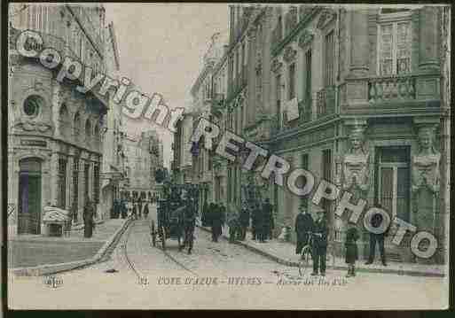 Ville de HYERES Carte postale ancienne