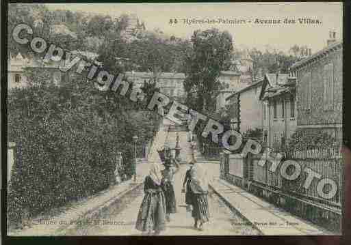 Ville de HYERES Carte postale ancienne