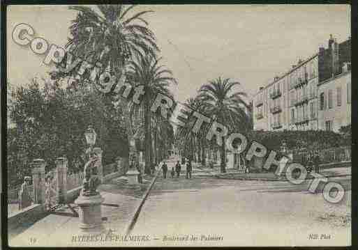 Ville de HYERES Carte postale ancienne