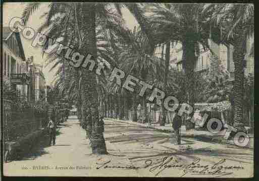 Ville de HYERES Carte postale ancienne