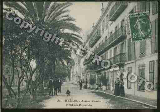 Ville de HYERES Carte postale ancienne