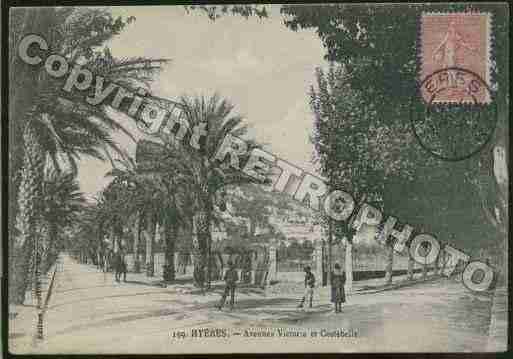 Ville de HYERES Carte postale ancienne