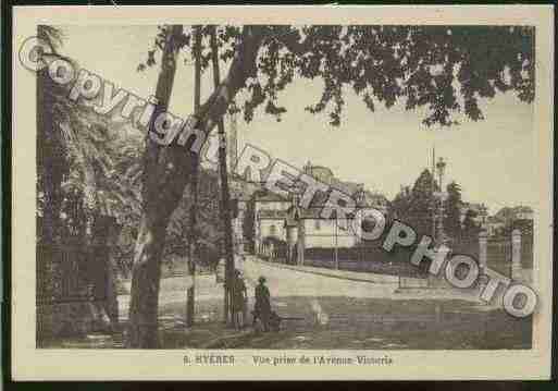 Ville de HYERES Carte postale ancienne