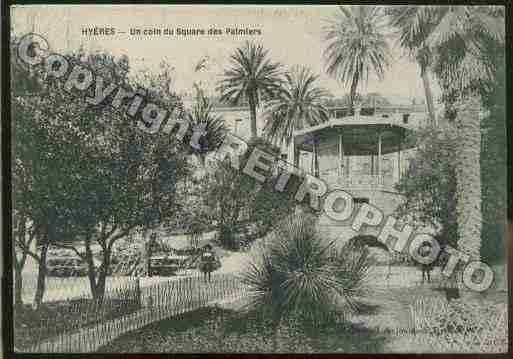 Ville de HYERES Carte postale ancienne