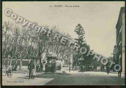 Ville de HYERES Carte postale ancienne