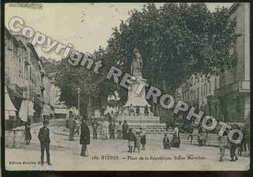 Ville de HYERES Carte postale ancienne