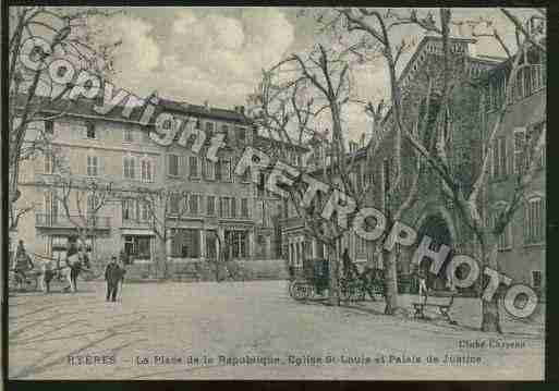 Ville de HYERES Carte postale ancienne