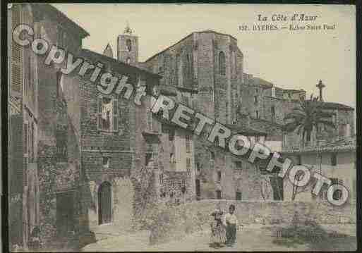 Ville de HYERES Carte postale ancienne