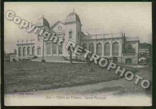 Ville de HYERES Carte postale ancienne