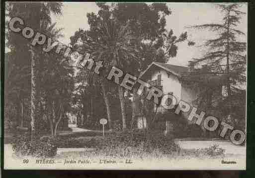 Ville de HYERES Carte postale ancienne Ville de HYERES Carte postale ancienne