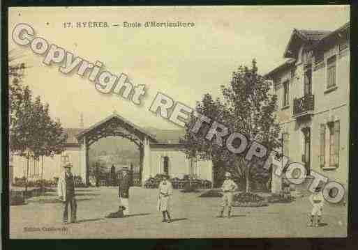 Ville de HYERES Carte postale ancienne