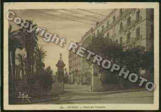 Ville de HYERES Carte postale ancienne