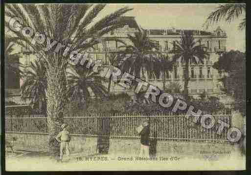 Ville de HYERES Carte postale ancienne