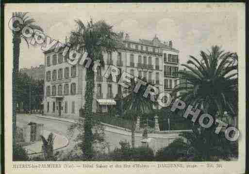 Ville de HYERES Carte postale ancienne