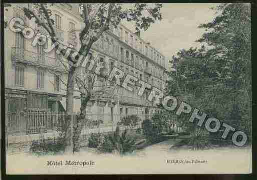 Ville de HYERES Carte postale ancienne