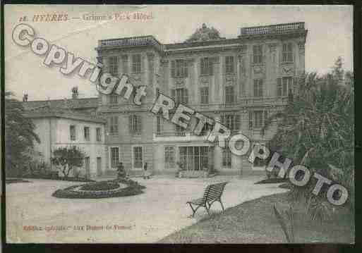 Ville de HYERES Carte postale ancienne