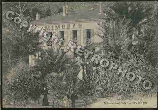 Ville de HYERES Carte postale ancienne