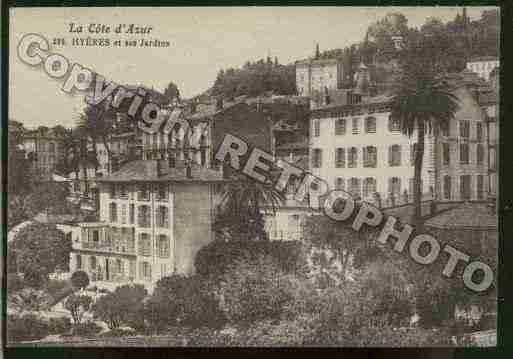 Ville de HYERES Carte postale ancienne