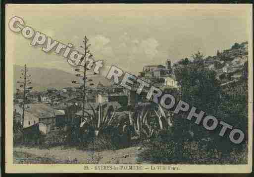 Ville de HYERES Carte postale ancienne