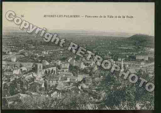 Ville de HYERES Carte postale ancienne