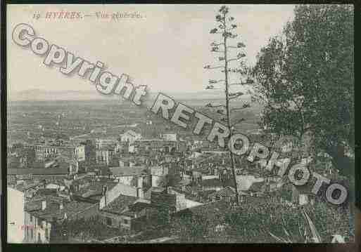 Ville de HYERES Carte postale ancienne