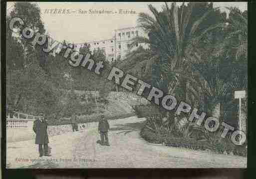 Ville de HYERES Carte postale ancienne