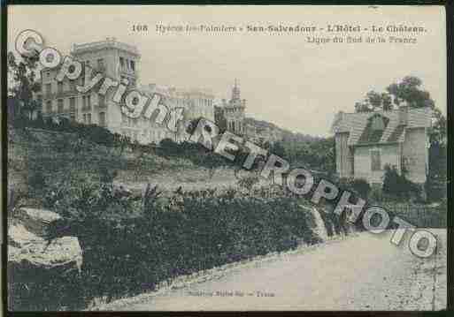 Ville de HYERES Carte postale ancienne