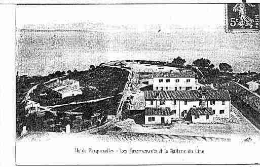 Ville de ILEDEPORQUEROLLES Carte postale ancienne Ville de ILEDEPORQUEROLLES Carte postale ancienne