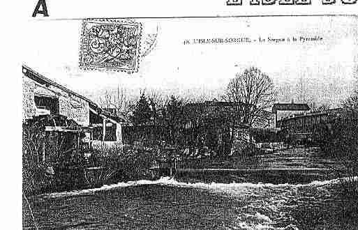 Ville de ISLESURLASORGUE(L\') Carte postale ancienne