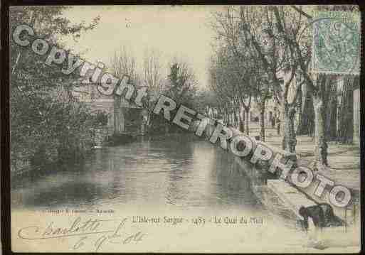 Ville de ISLESURLASORGUE(L\') Carte postale ancienne