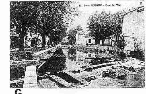 Ville de ISLESURLASORGUE(L\') Carte postale ancienne