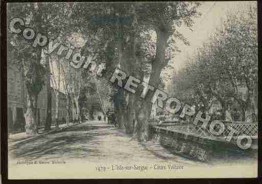 Ville de ISLESURLASORGUE(L\') Carte postale ancienne