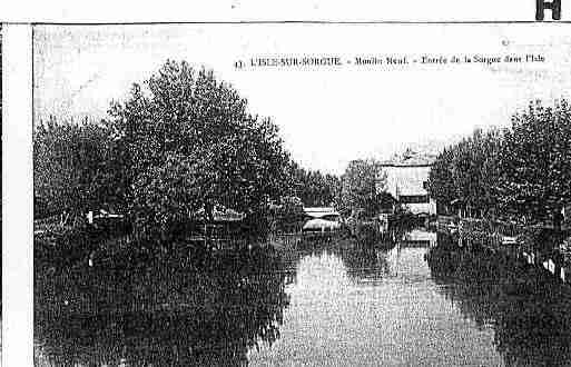 Ville de ISLESURLASORGUE(L\') Carte postale ancienne