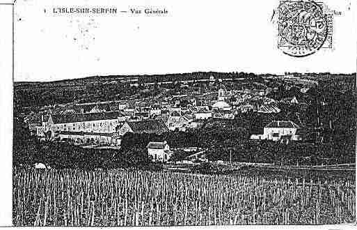 Ville de ISLESURSEREIN(L\') Carte postale ancienne