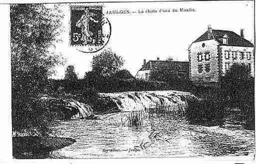 Ville de JAULGES Carte postale ancienne