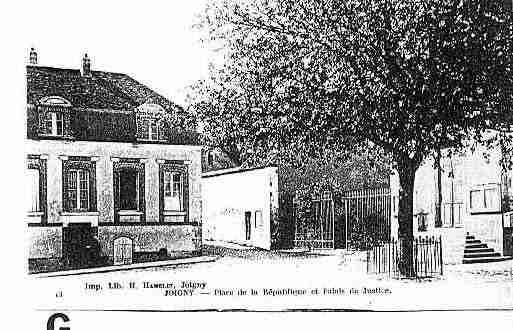 Ville de JOIGNY Carte postale ancienne