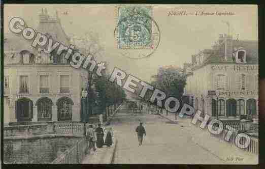 Ville de JOIGNY Carte postale ancienne