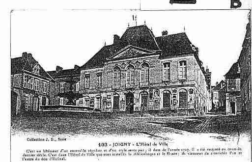 Ville de JOIGNY Carte postale ancienne