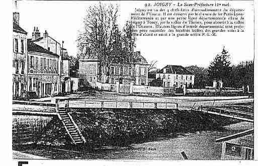 Ville de JOIGNY Carte postale ancienne