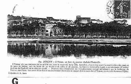 Ville de JOIGNY Carte postale ancienne